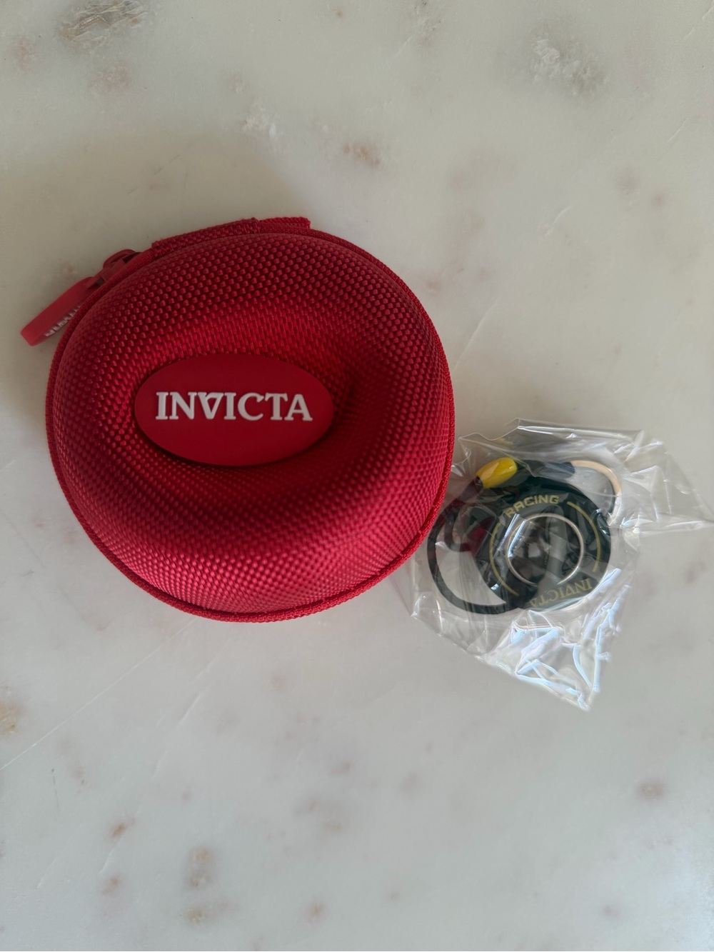 NWT Invicta x Activa Red Watch with Carry Case